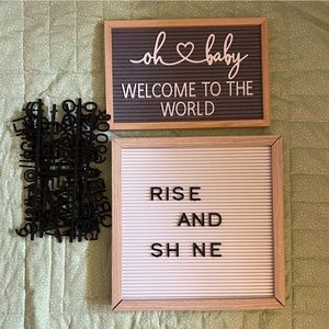Letterboard set